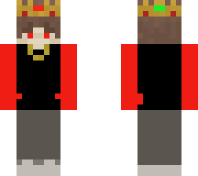 red and black