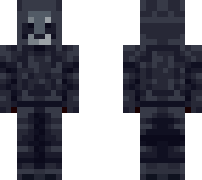 slim armored cultist - raccoon mask (bedrock)
