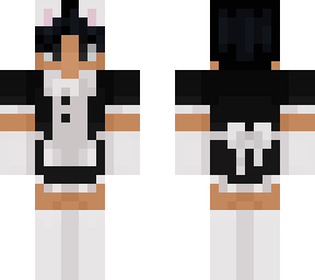 black-haired boy maid