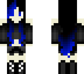 blue hair girl