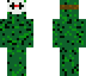 cactus with killer mask