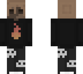 casual boy - fire goth style