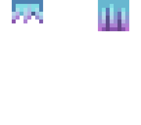 short ombre hb aqua to purple