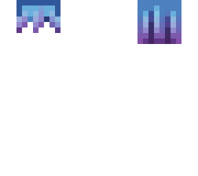short ombre hb blue to purple