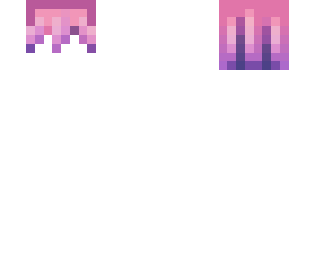 short ombre hb pink to purple