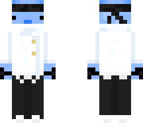 blue axolotl with yuta okkotsu uniform