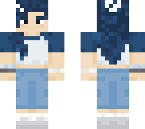 blue white