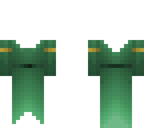 gown - nature green