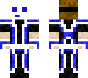 masked figure blue