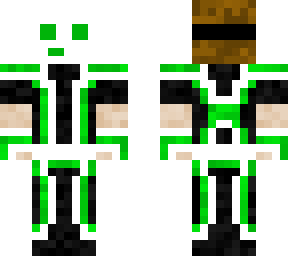 masked figure green