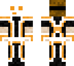 masked figure orange