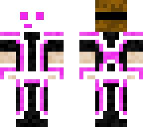 masked figure pink