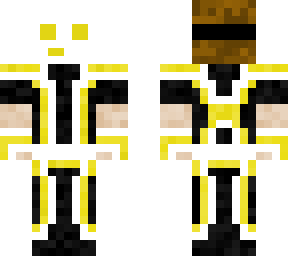 masked figure yellow