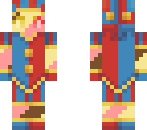 megas red and blue clown