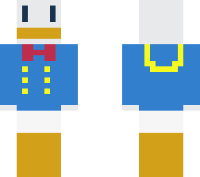 one side dasie and the other side is donald duck