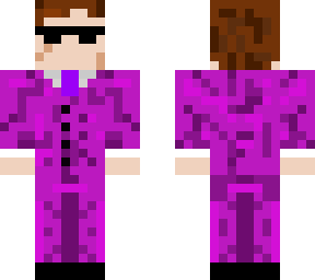 purple suit