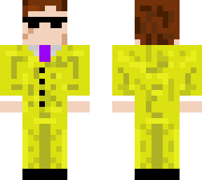 yellow suit