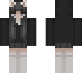 black cat skin