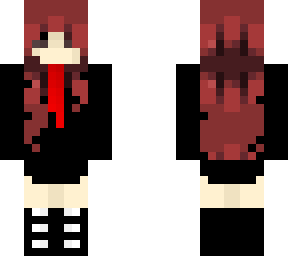 casual girl - fancy suit - boots - dyed hair