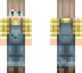 cute farmer boy yellow plaid shirt