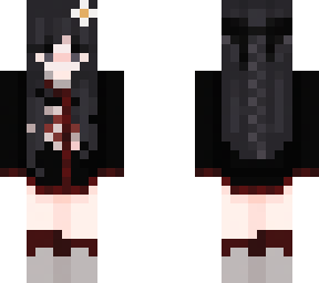 girl naruto akatsuki black cute