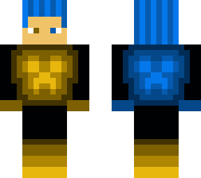 blue yellow skin