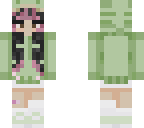 frog hoodie girl