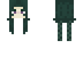 green hair base w/ face