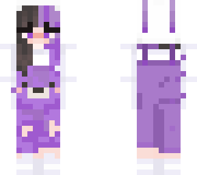cute purple bear girl