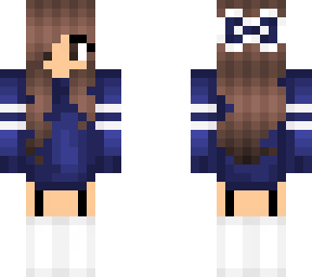 dark blue hoodie girl