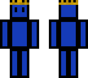 blue guy crown