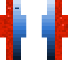 blue,red