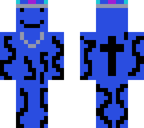 blue skin