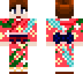 pink base kimono