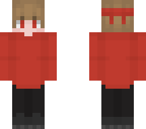 red hoodie boy