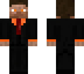 steve with a orange suit credit to ytoanfor the og skin