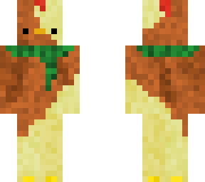 brown and light brown chicken
