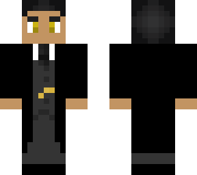 brown skin guy with yellow eyes classical suit
