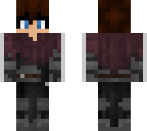 knight bronw hair blue eyes