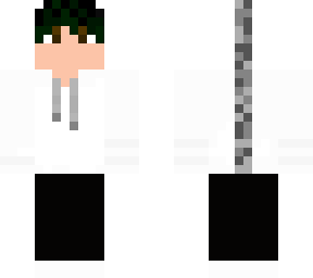white hoodie boy