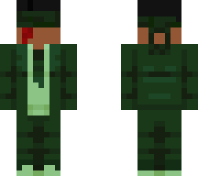 anonymous green w/ blindfold