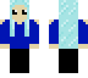 basic blue girl