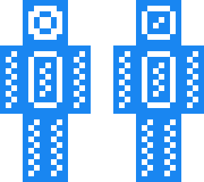 blue target guy
