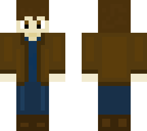 farmer with brown jacket
