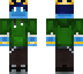 lazy blue slime king