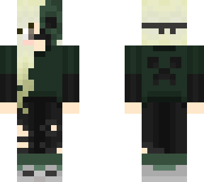 creeper half mask girl