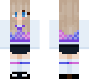ombr sweater vest girl
