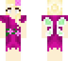 pink fairy: one with nature