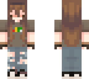 brown hair life series skin