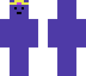 purple blob with crown